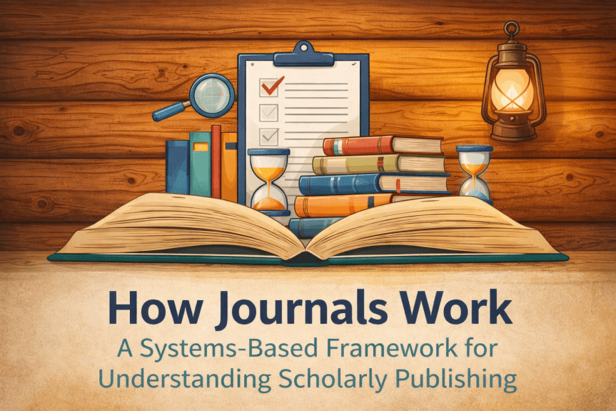 How Journals Work: A Systems-Based Framework for Understanding Scholarly Publishing