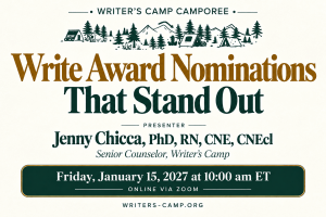 Write Award Nominations That Stand Out, January 15, 2027, Jenny Chicca
